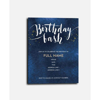 Custom Birthday Invitations